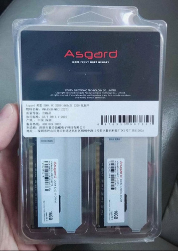 Memória Ram Ddr4 2x16gb Asgard