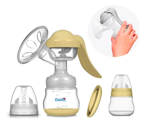 Extractor Manual Leche Materna Biberón Botella Succión Bebe