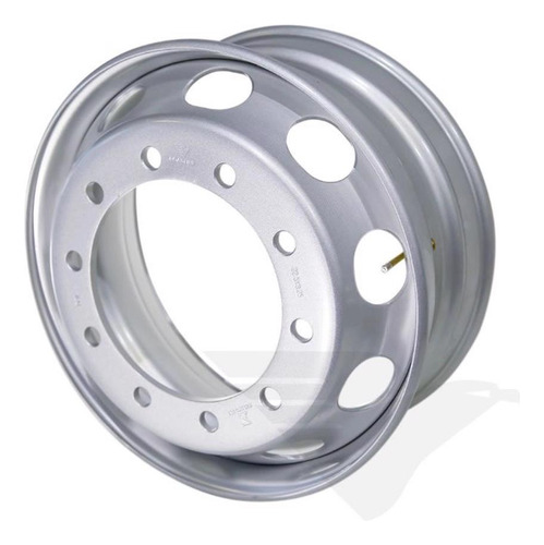 Roda 10 Furos Disco Aro 22.5x8.25 Pneu 295 Sem Camara
