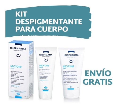 Kit Despigmentante Para Cuerpo, Neotone Gel Y Neotone Body