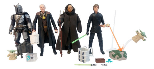 Star Wars Black Series Lote 4 Figuras De Acción 15cm(6 PuLG) (Usado)