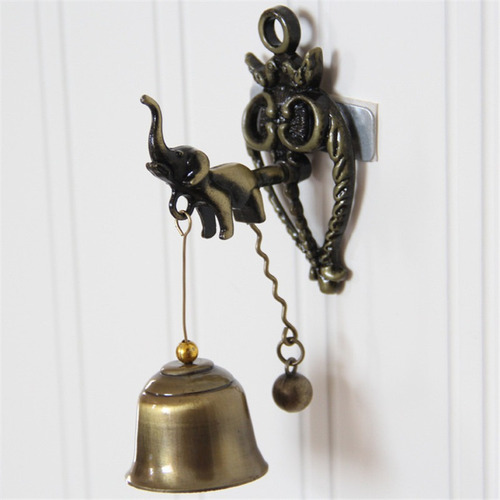 Imagen 7 de 9 de Timbre De Metal Retro Animales Búho Colgante Campana Para Ti