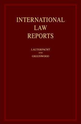 International Law Reports 160 Volume Hardback Set: Volume...