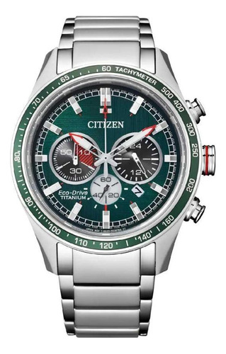 Relógio Masc. Citizen Cronógrafo Eco-drive Tz31874g - Prata