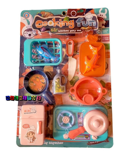 Juguete Set De Cocina Para Niñas, Juguete Utensilios