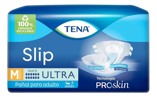 Pañal Para Adulto Tena Slip Ultra Talla M Paquete 21 Und