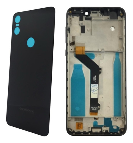 Tela Frontal Touch Compativel Com Moto One Com Aro + Tampa P