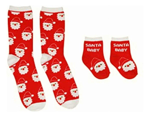 Little Holly Juego De Calcetines De Papá Noel, Regalo Para