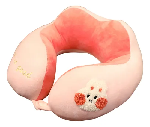 Cojín De Viaje En 3d Con Diseño De Conejo Con Forma De Anima