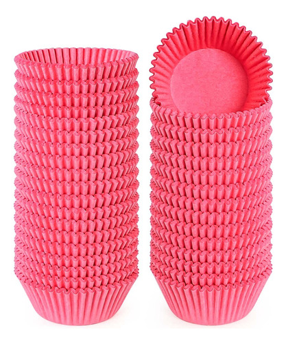 Moldes Para Magdalenas Caperci Standard, Color Rosa, 500 Uni