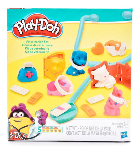 Set De Play Doh Kit De Veterinario C3303