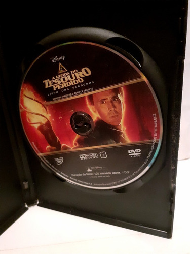 Dvd A Lenda Do Tesouro Perdido L. Dos Segredos 2007 W Disney (Usado)