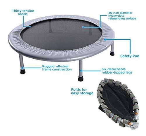 Resistencia Trampolín Plegable De 36 Pulgadas | Rebote Tran