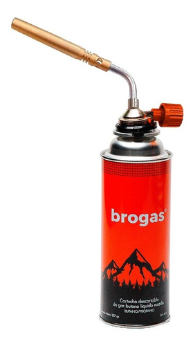 Soplete Soldador Flambeador Profesional Con Cartucho Brogas