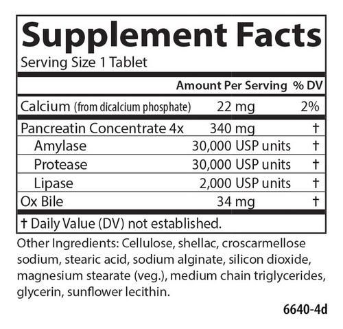Carlson Labs Enzimas Digestivas Naturales, 100 Tabletas Sabor Sin Sabor