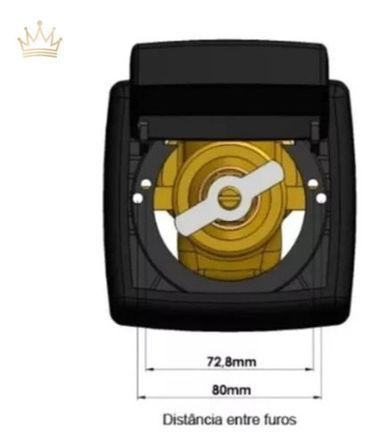 Acabamento Para Válvula De Descarga Injetplast Deca Hydra Max Cromado