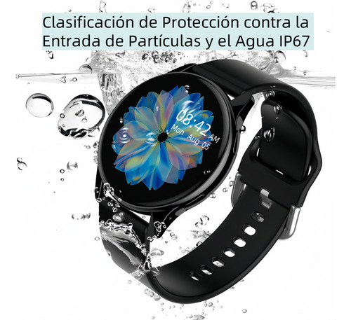 Reloj Inteligente Para Hombre Bluetooth Impermeable Negro - Funciones Avanzadas Y Diseño Elegante Reloj Inteligente Para Hombre Bluetooth Impermeable
