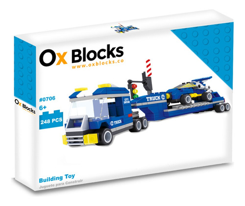 Ox Urban - Juguete Para Construir 248pcs Ox Blocks 0706