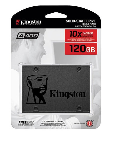 Disco Solido Ssd Kingston 120gb A400 Notebook / Pc