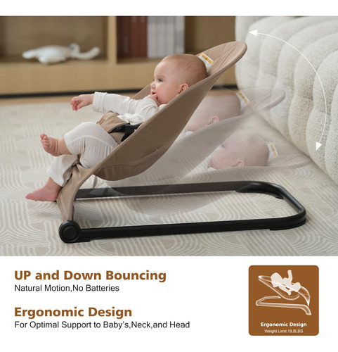Gorila Portátil Para Bebés Hasta Seis Meses Asiento Inflable Caqui Nombre Del Diseño