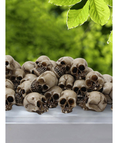 20 Mini Calaveras Creativas Con Forma De Mini Calavera. Color A