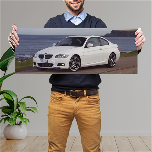 Cuadro 30x80cm Auto 2010 Bmw 3 Series Coupe M Sp 730