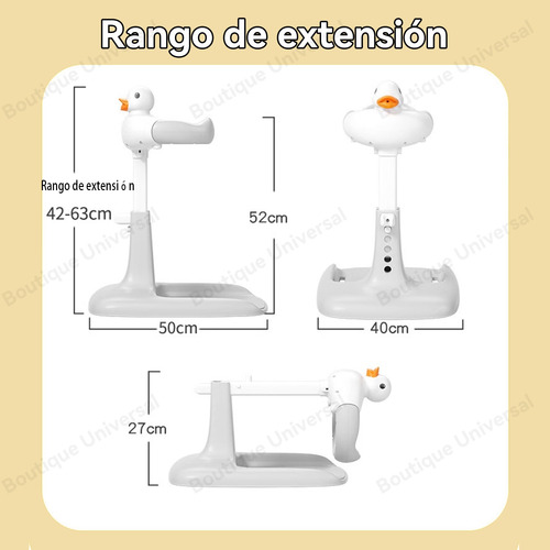 Soporte De Bañera Plegable Para Bebé Con Taburete