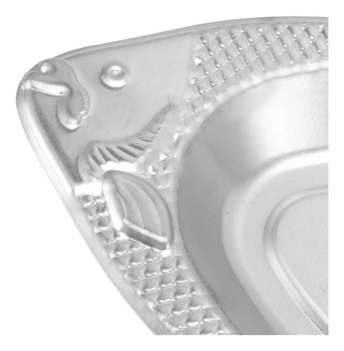 Plato Para Servir Platos De Acero Inoxidable Con Forma De