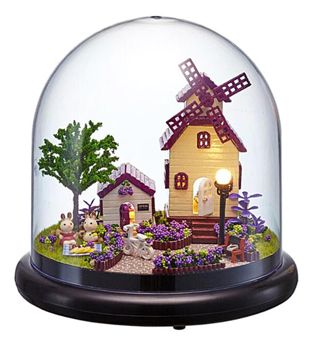 Diy Glassball Miniatura Casa Creativo Juguetes Para Niños
