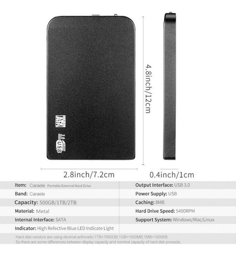 . Disco Duro Memoria Externa 2tb Usb 2tb Usb 3.0 R .