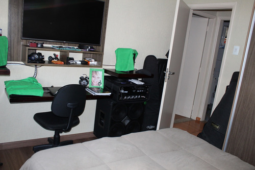 Imagem 8 de 14 de Apartamento 2 Quartos - Sala 2 Ambientes Reformado - Santos