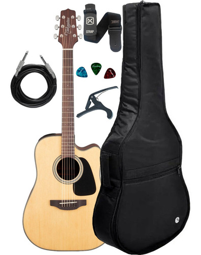 Takamine Folk Gd12 Ce Violão Aço Gd12ce + Kit Bag Luxo