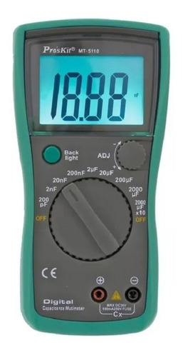 Capacimetro Digital Profesional Proskit Mt5110