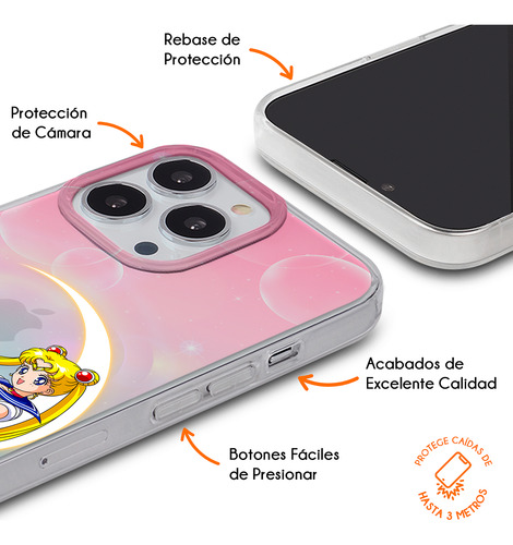 Funda Para Vivo Sailor Moon Serena Princesa Luna Anime