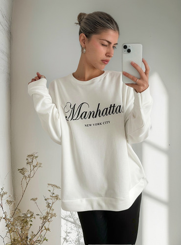 Buzo De Mujer Rustico Premium Amplio Manhattan