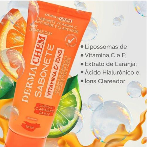 Sabonete Facial Vitamina C 06238 Dermachem J
