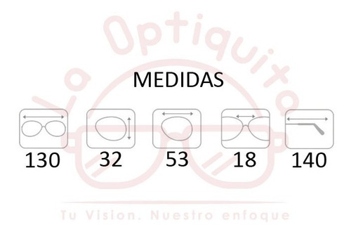 Imagen 5 de 6 de Armazon Tipo Micromega Acero Inoxidable Super Elastico Super Ligero Oftalmico