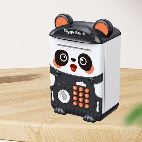 Panda Piggy Bank Caja De Dinero De Desplazamiento