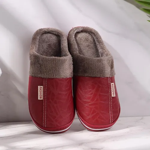 Zapatillas De Algodón Para Casa De Invierno Slipperkeep Warm