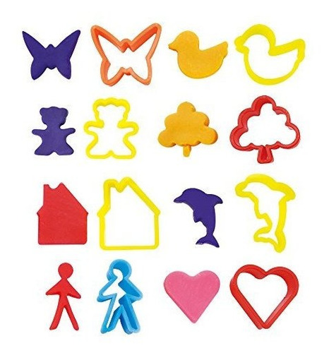 Kiddy Dough 24 Piezas De Herramientas Dough Y Clay Party Pac