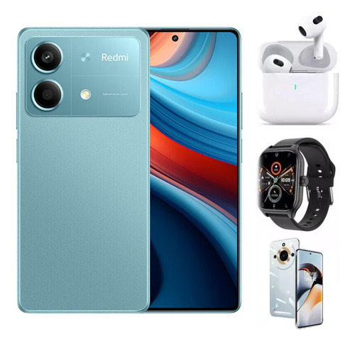 Celular Xiaomi Redmi Note 13r Pro 5g Azul 256 Gb Dual Sim 12