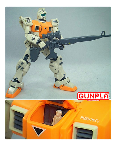 Gundam Rgm-79 Ground Mg Kit Master Grade 1/100 Gunpla Japon
