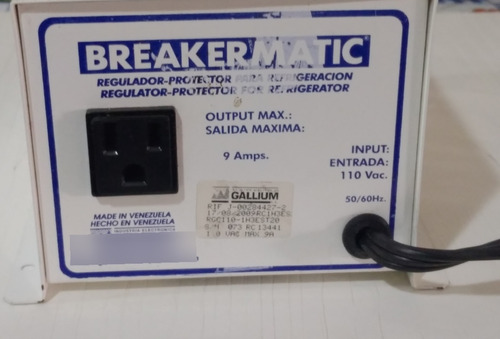 Regulador De Corriente Breakermati. Max 1/3 En 110v 