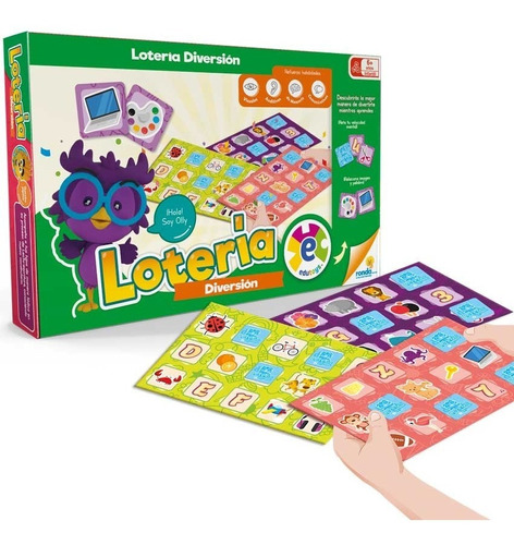 Lotería Didáctica Infantil Diversión De Ronda Juego De Mesa