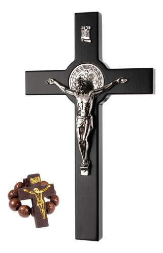 4soul Crucifijo | Cruz De Pared De San Benito | Decoración D