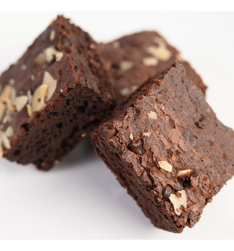 Brownies Con Nuez Y Doble Chocolate