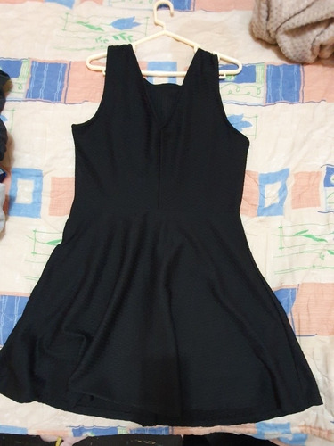 Ropa Mujer Vestido Negro Marca Index Talla L