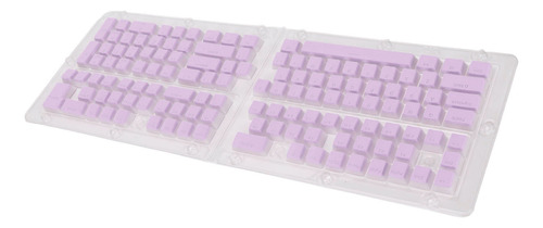 Teclas Con Forma De Pudín Violeta, 129 Teclas, Translúcidas,