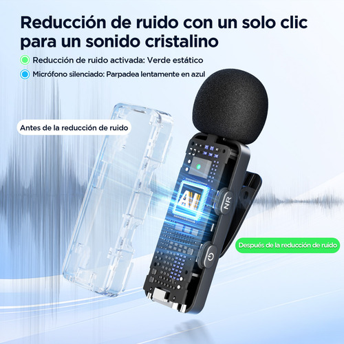 Boya V20 2.0 2 Micrófono De Solapa Inalámbricos Para Android