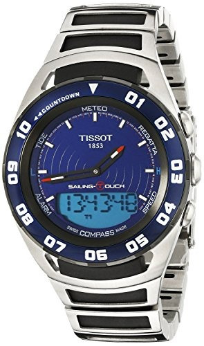 Tissot Hombres 'sailing Touch' Dial Azul Acero Inoxidable /